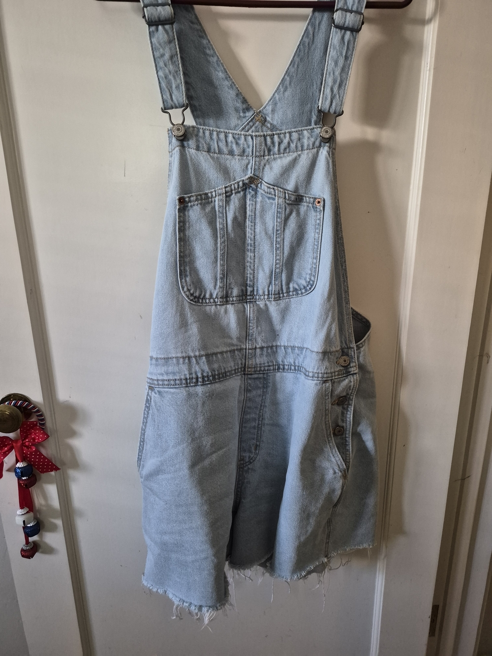 Old Navy Light Blue Denim Overall Dress